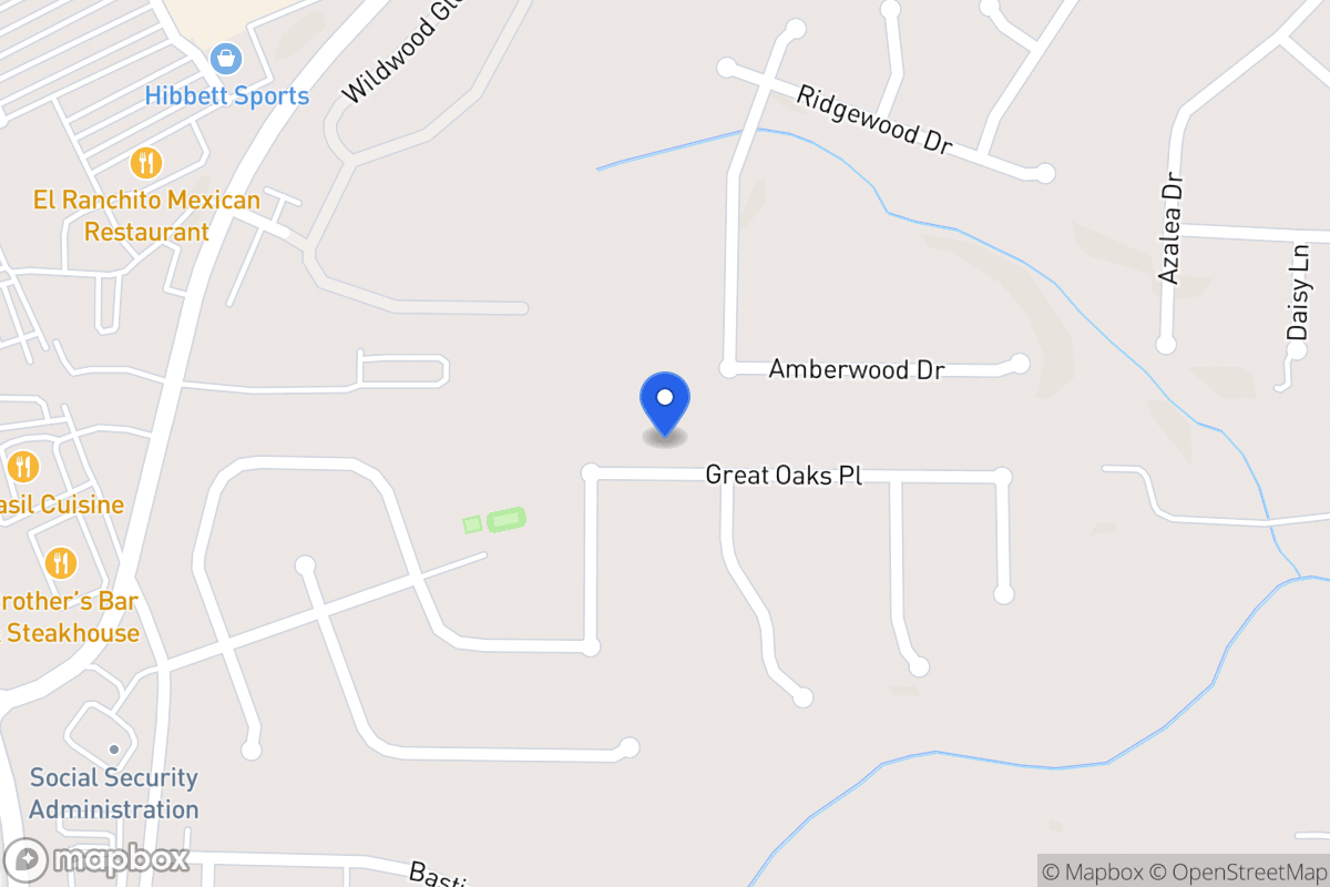 Map of 734 Great Oak Pl