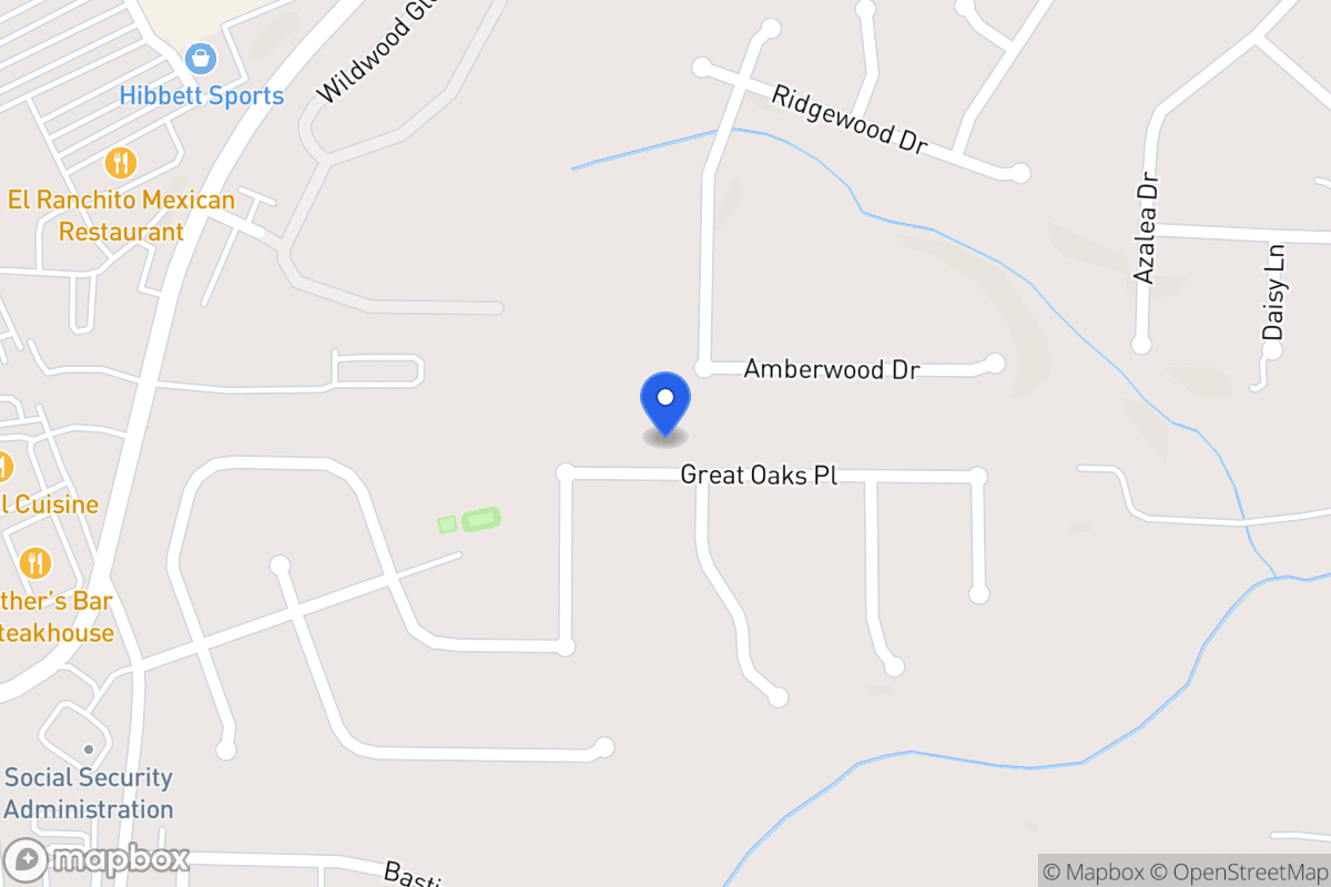 Map of 736 Great Oak Pl