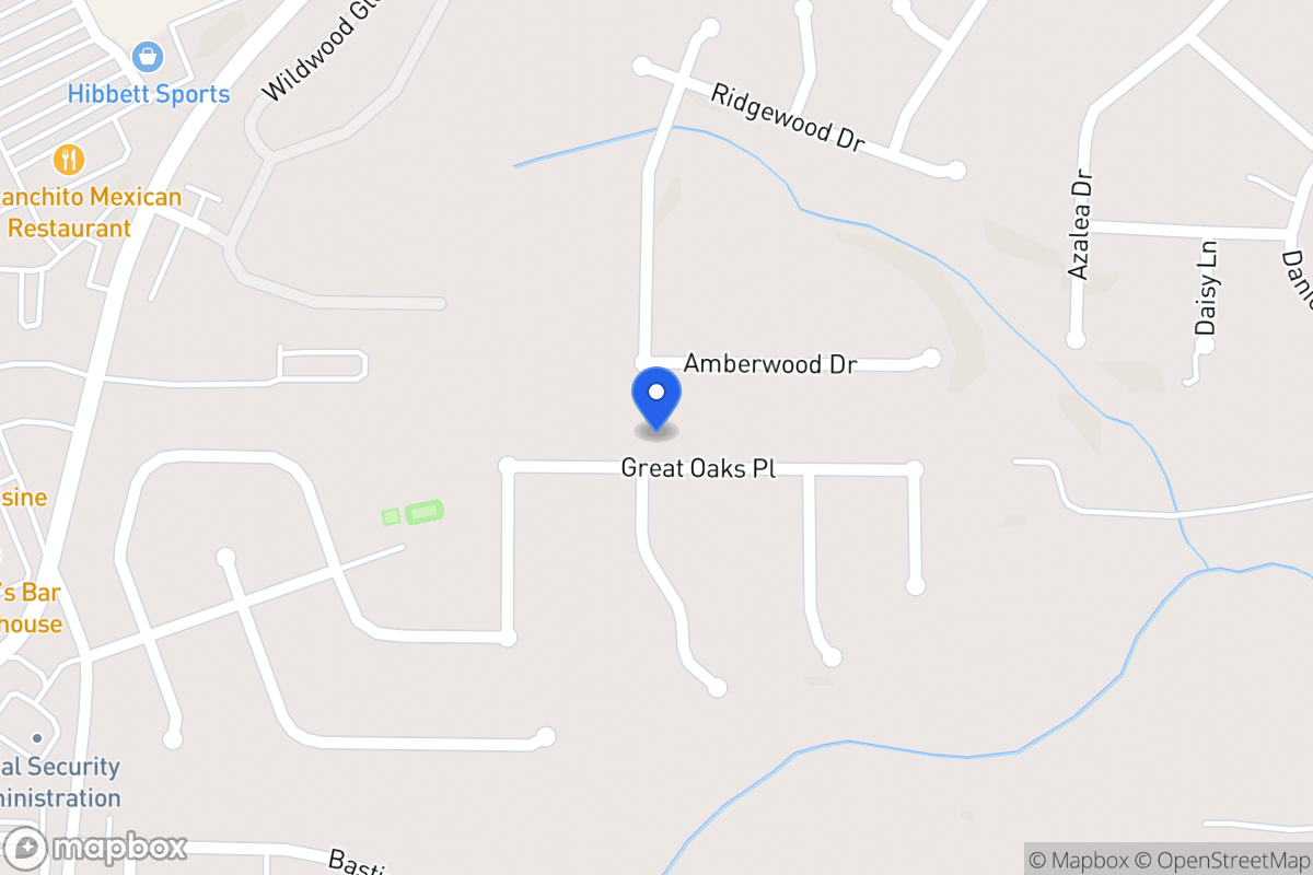 Map of 740 Great Oak Pl
