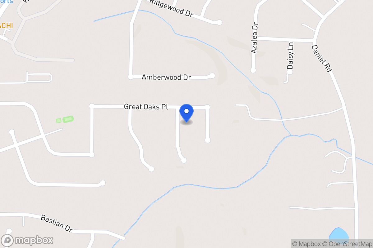 Map of 902 Jackson Oak Pl