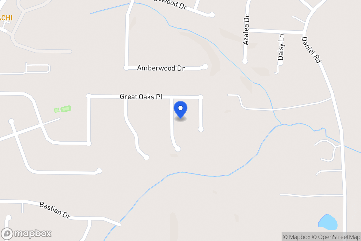 Map of 906 Jackson Oak Pl