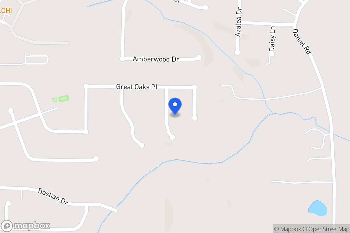 Map of 908 Jackson Oak Pl