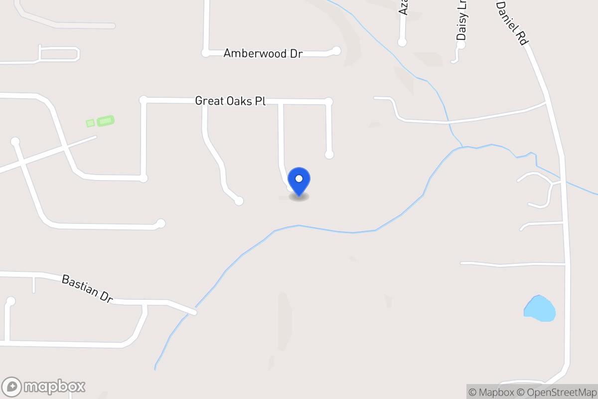 Map of 919 Jackson Oak Pl