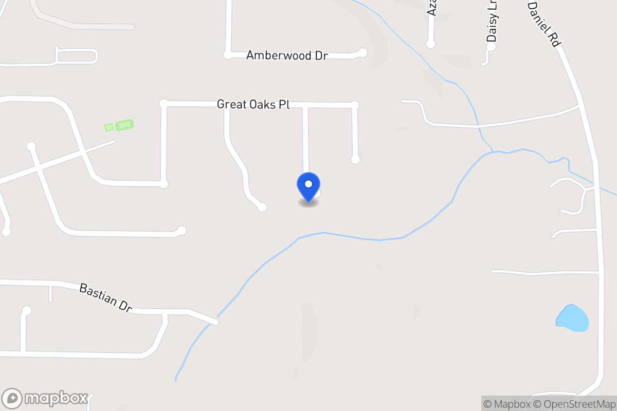 Map of 917 Jackson Oak Pl