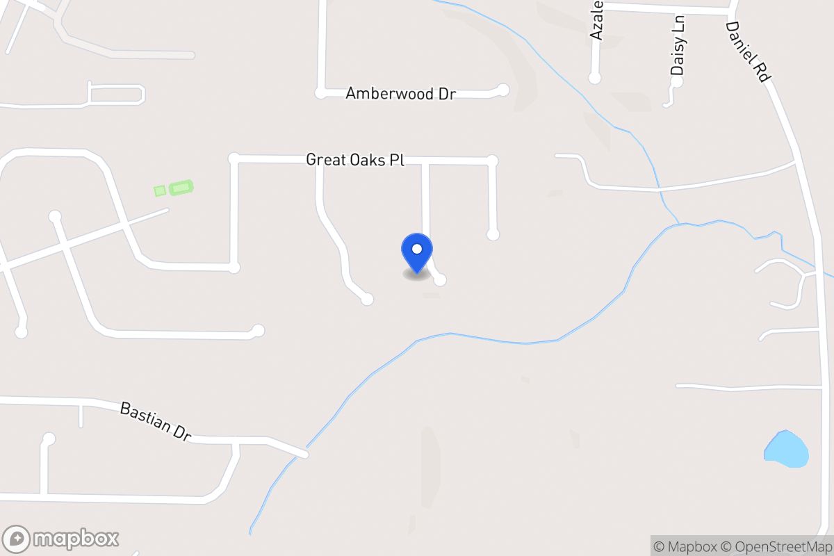 Map of 915 Jackson Oak Pl