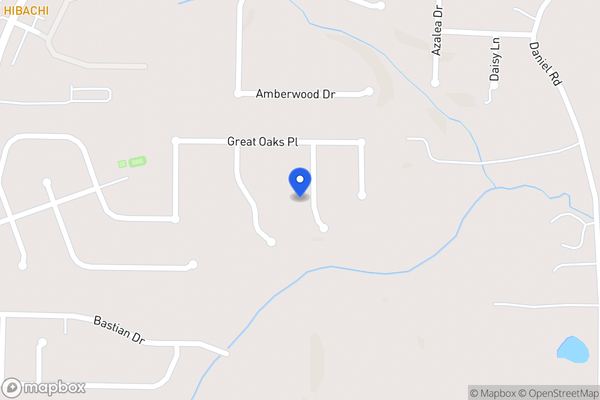 Map of 909 Jackson Oak Pl