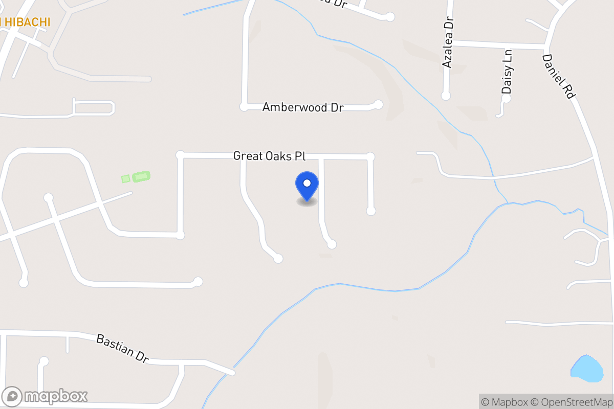 Map of 907 Jackson Oak Pl