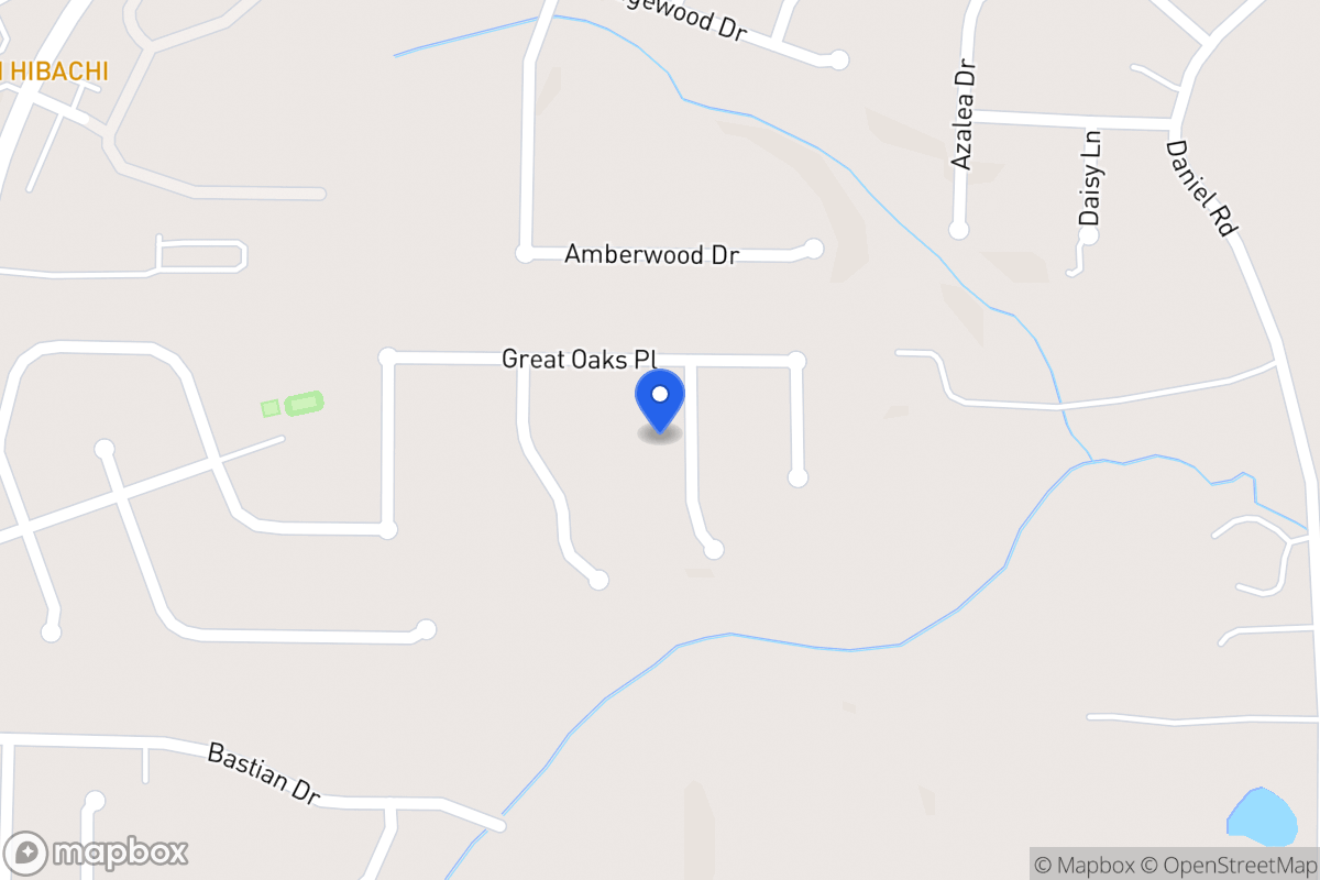 Map of 905 Jackson Oak Pl