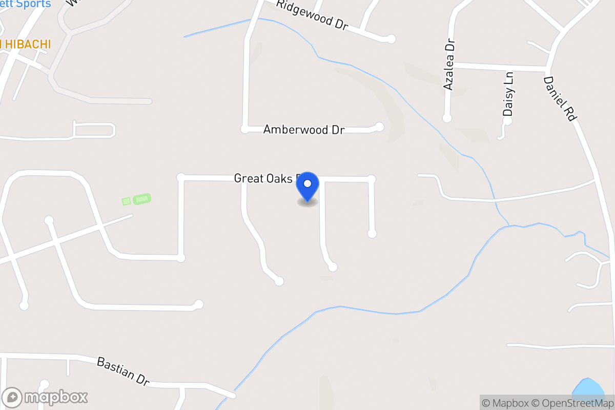 Map of 903 Jackson Oak Pl