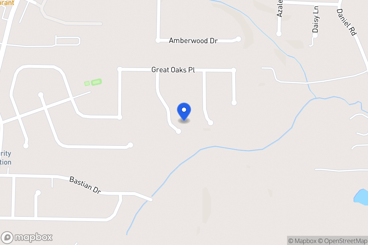 Map of 816 Major Oak Ct