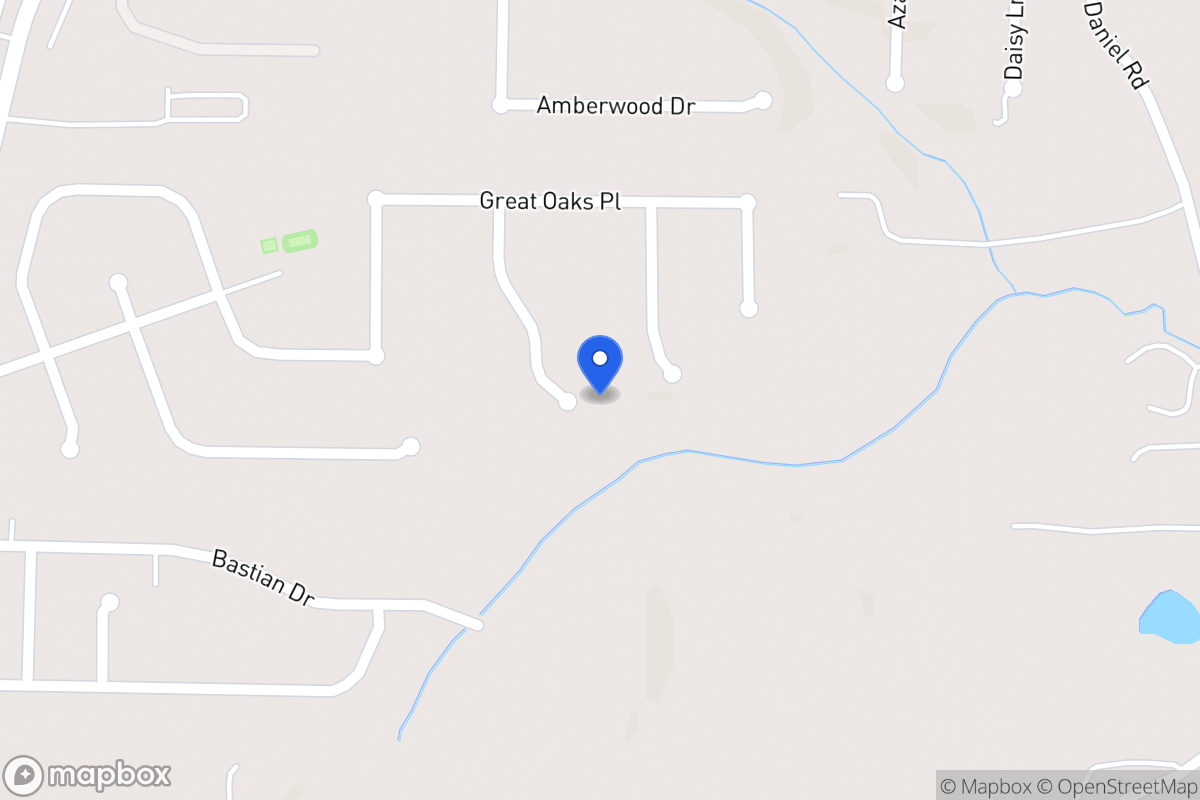Map of 818 Major Oak Ct