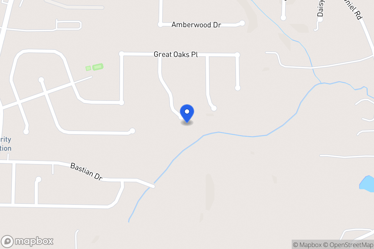 Map of 819 Major Oak Ct