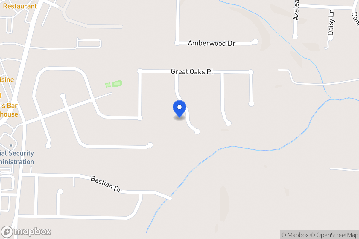 Map of 811 Major Oak Ct