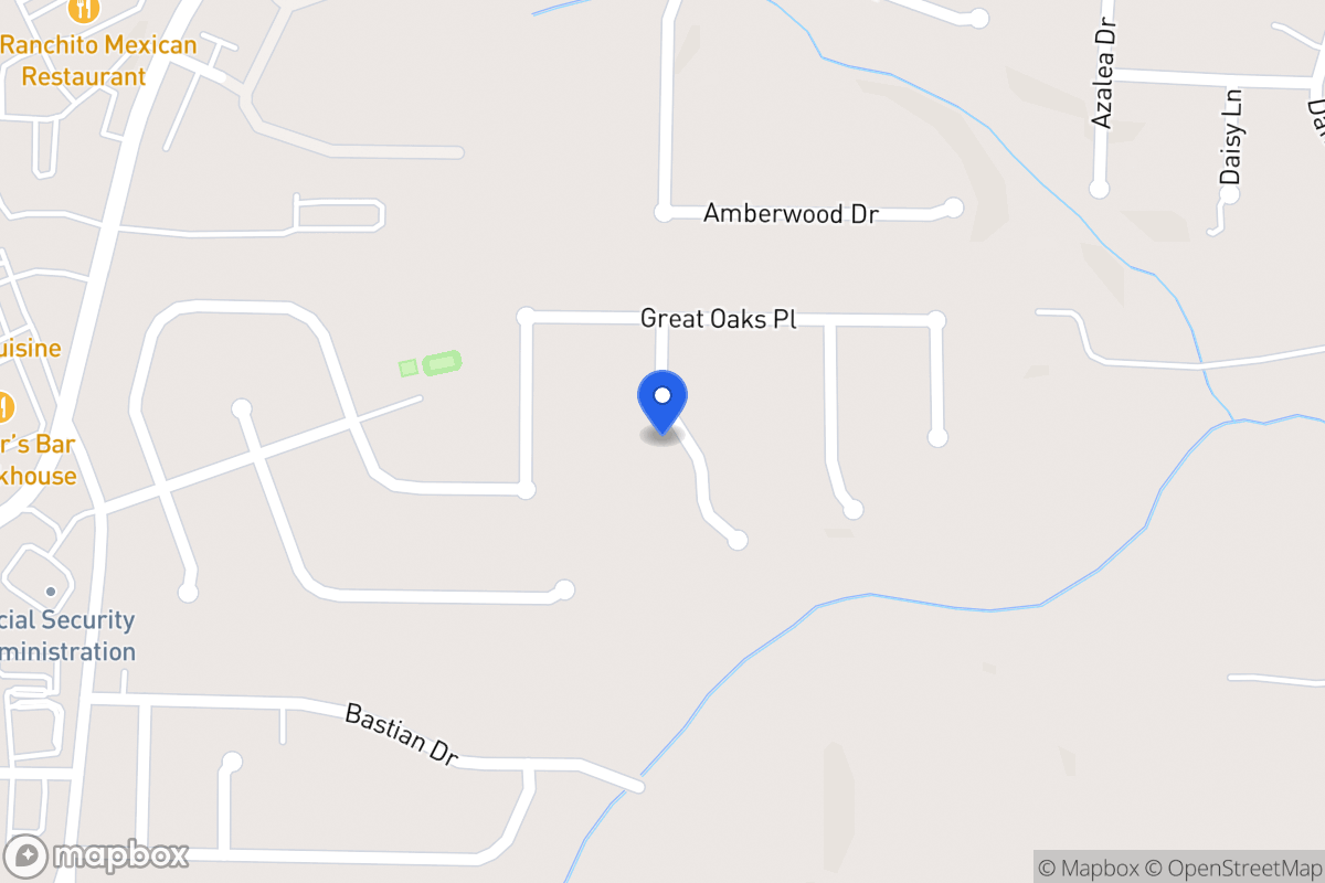 Map of Major Oak Ct