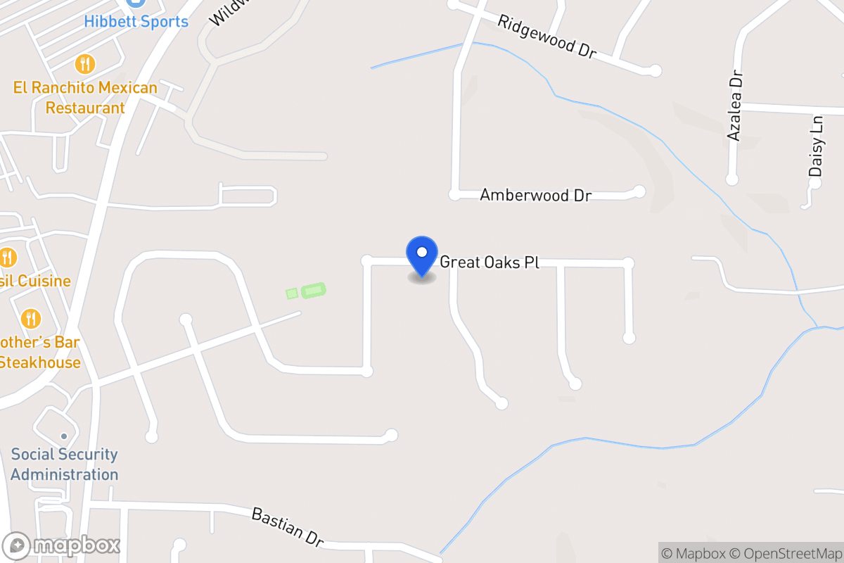 Map of 735 Great Oak Pl