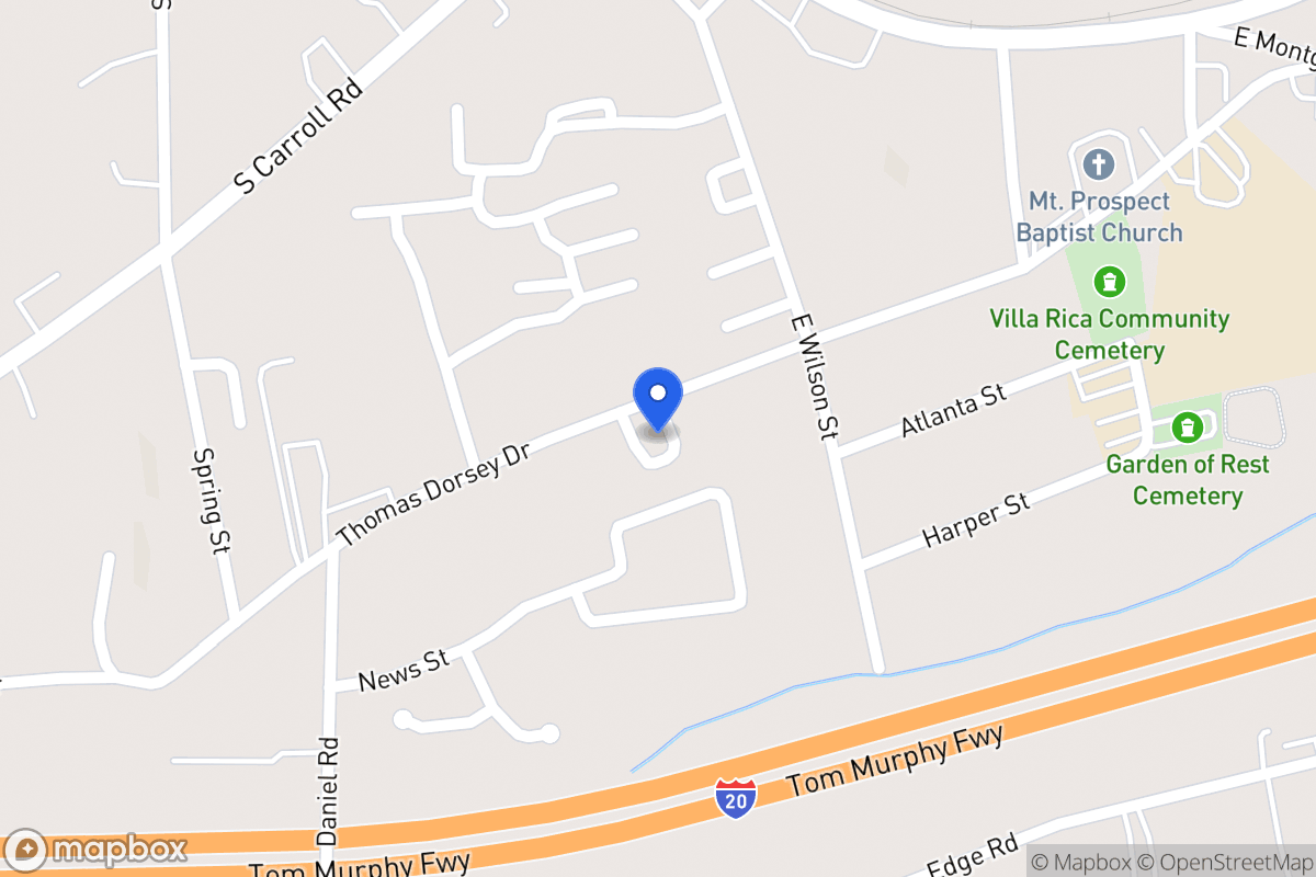 Map of 318 Thomas Dorsey Dr