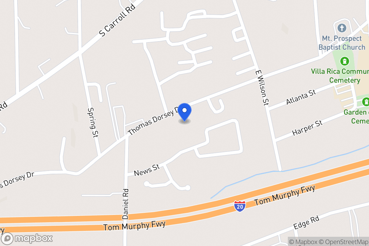 Map of 338 Thomas Dorsey Dr