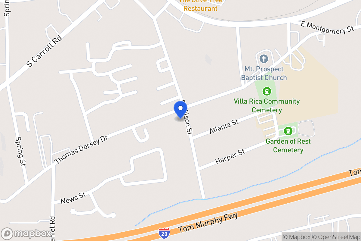 Map of 300 Thomas Dorsey Dr