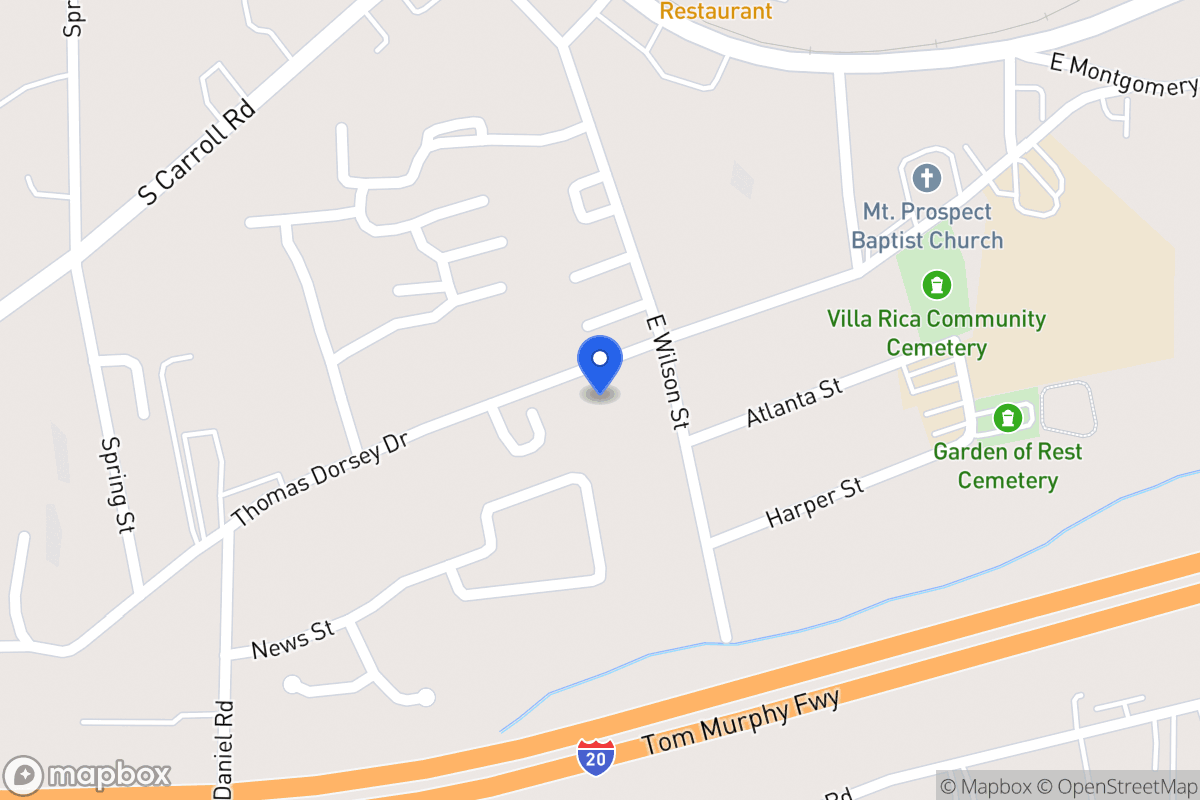 Map of 304 Thomas Dorsey Dr