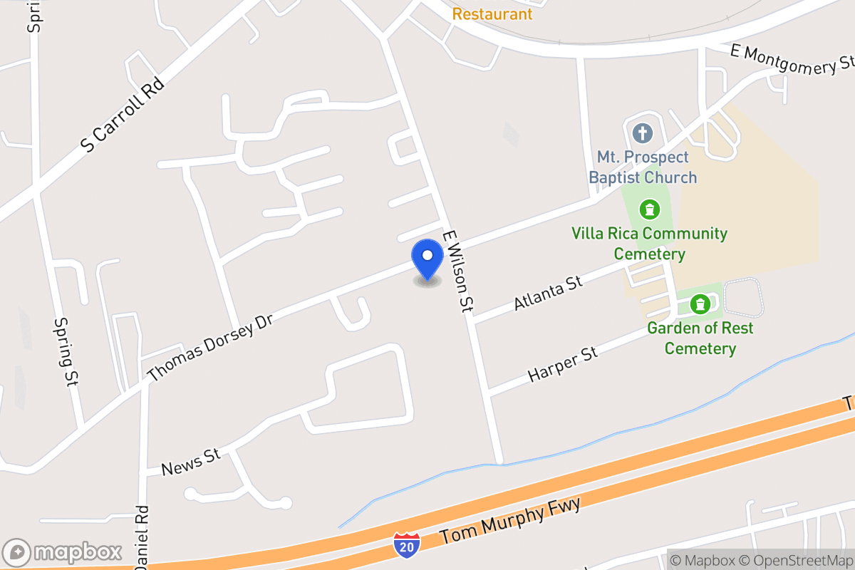 Map of 302 Thomas Dorsey Dr