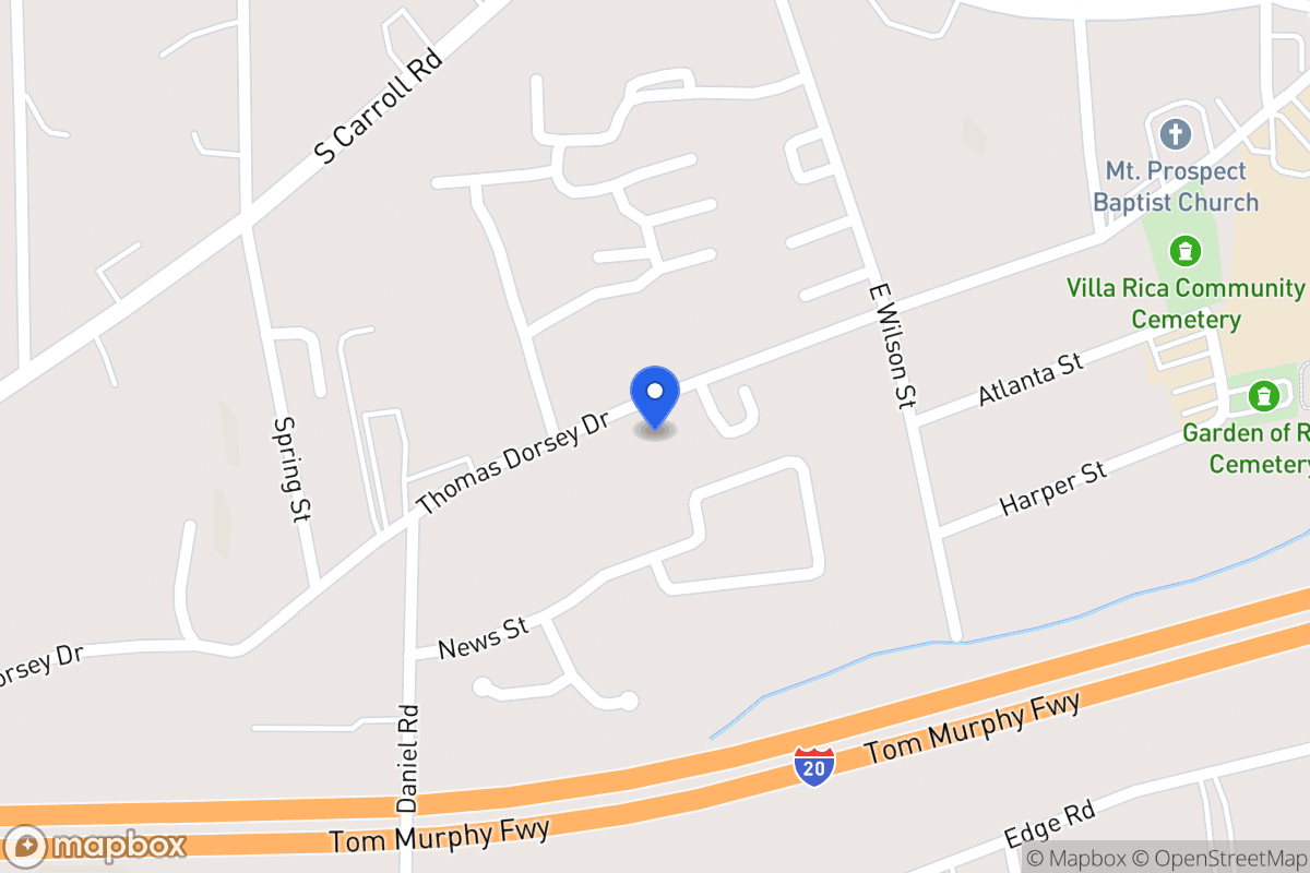 Map of 330 Thomas Dorsey Dr
