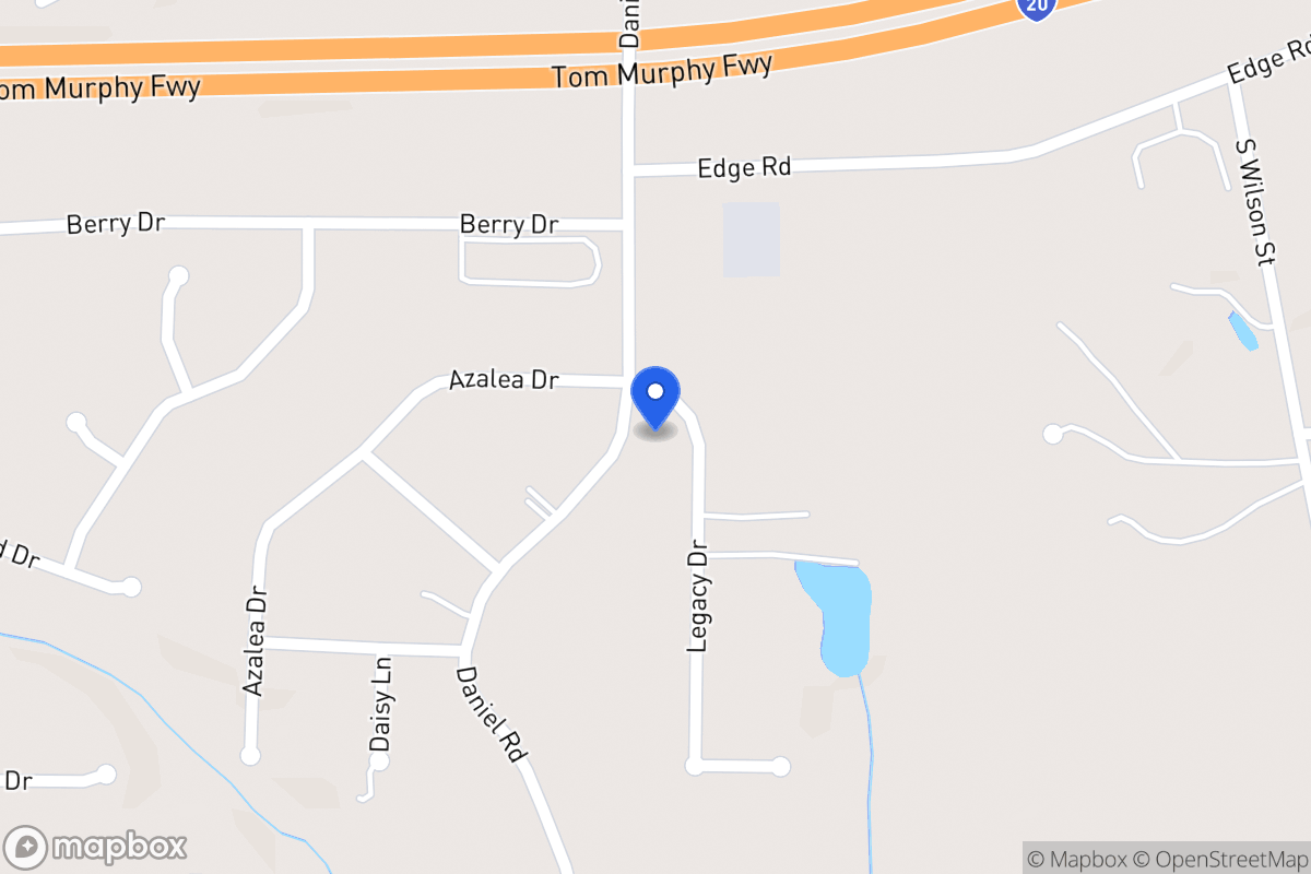 Map of 198 Daniel Rd