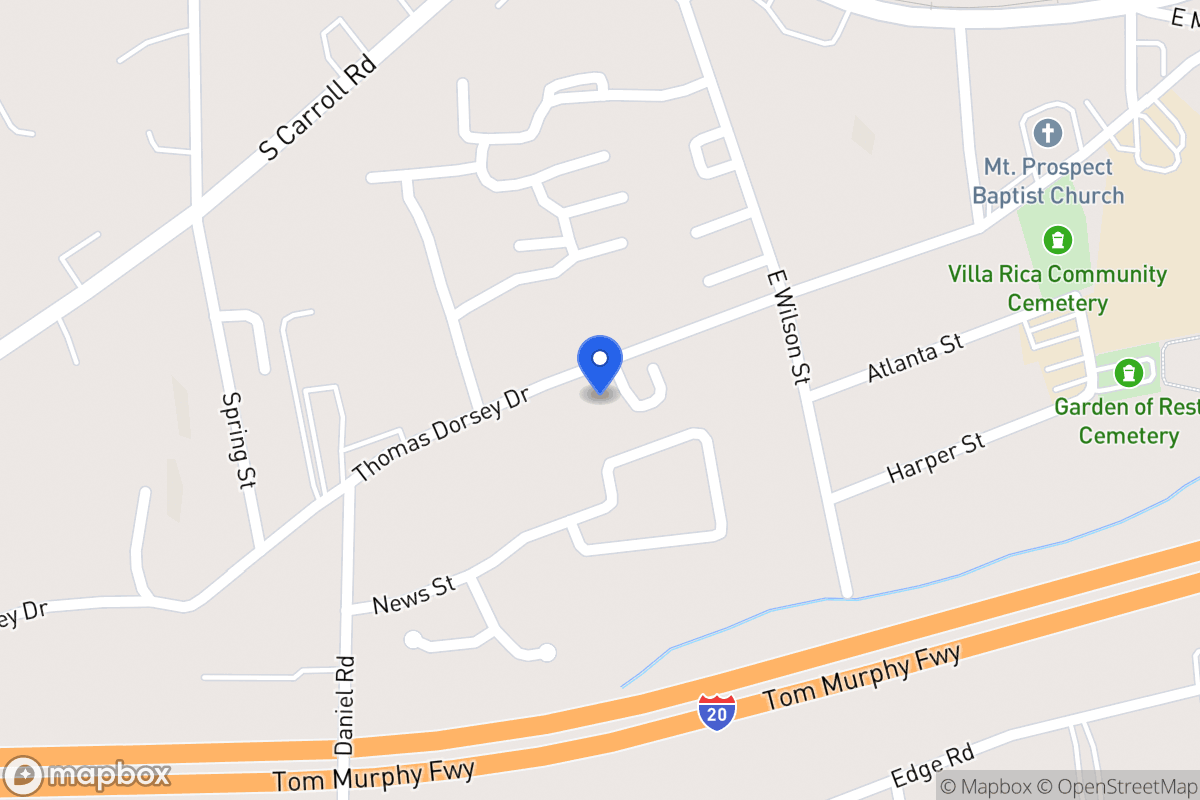 Map of 324 Thomas Dorsey Dr