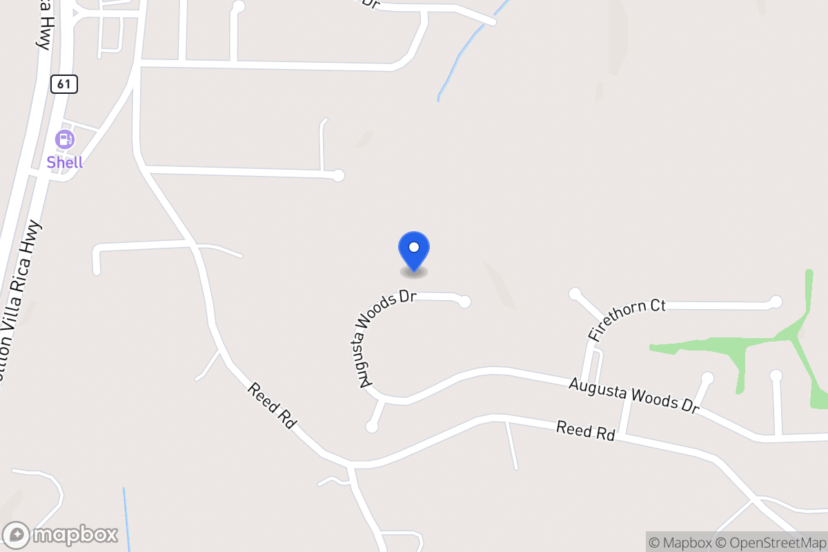 Map of 212 Augusta Woods Dr