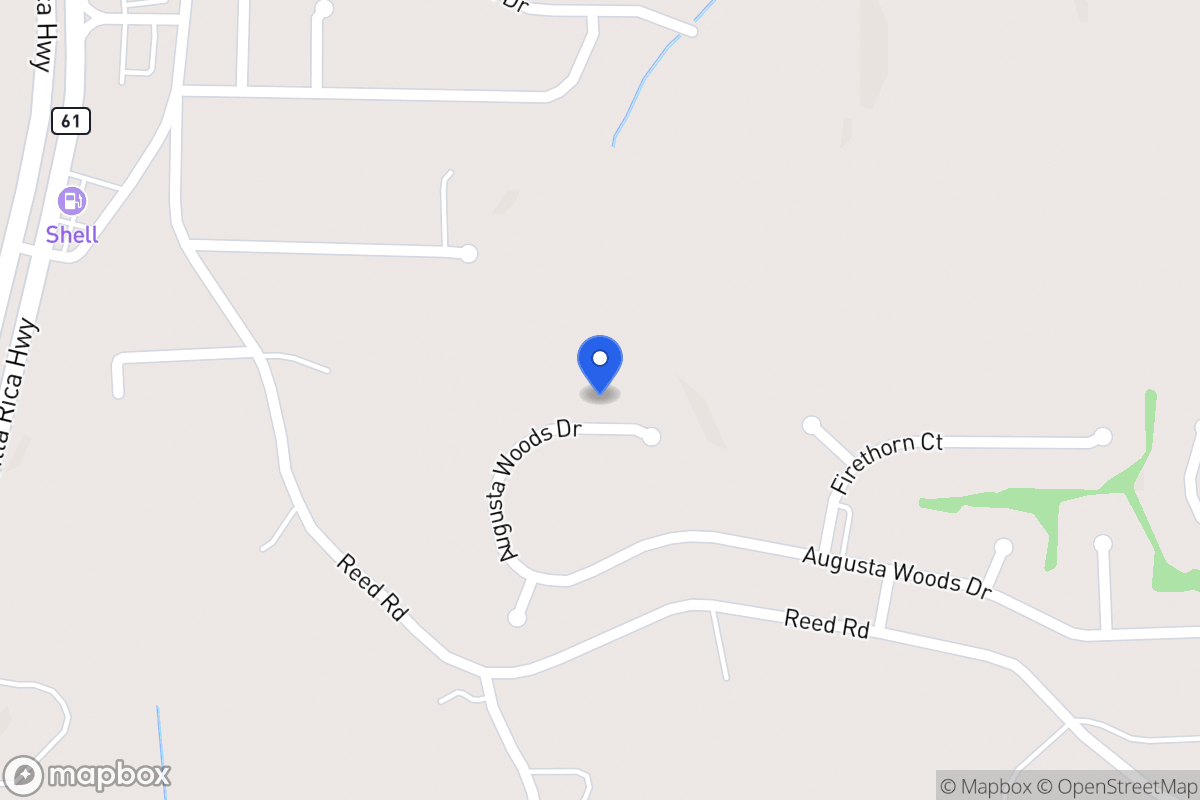 Map of 210 Augusta Woods Dr