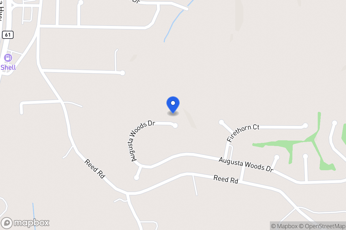 Map of 202 Augusta Woods Dr
