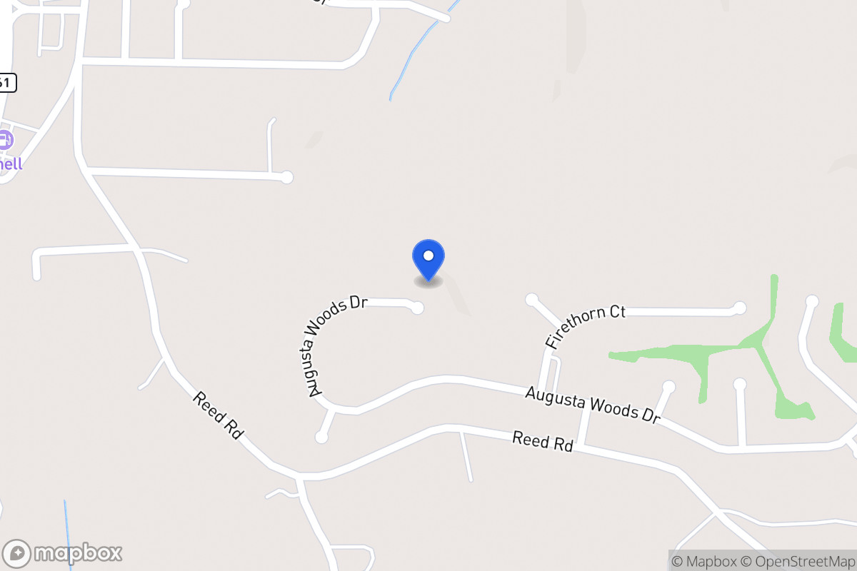 Map of 200 Augusta Woods Dr