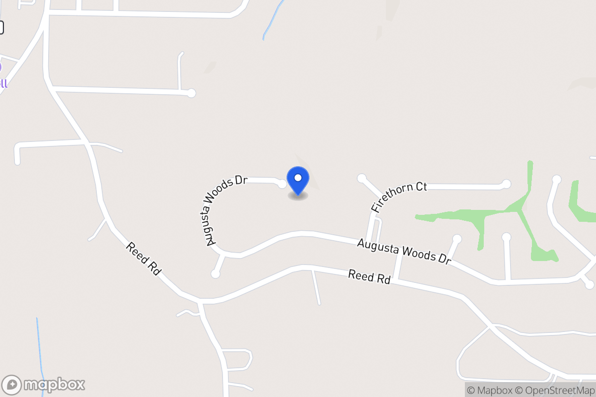 Map of 203 Augusta Woods Dr