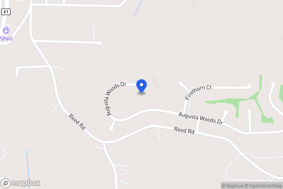Map of 205 Augusta Woods Dr