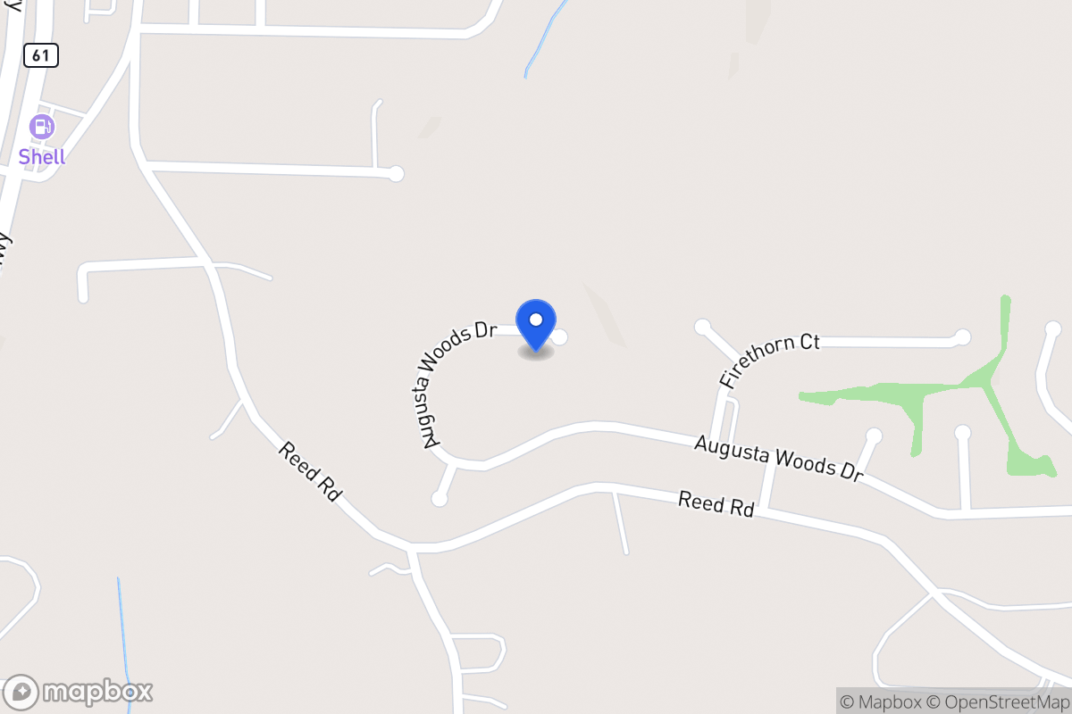 Map of 207 Augusta Woods Dr