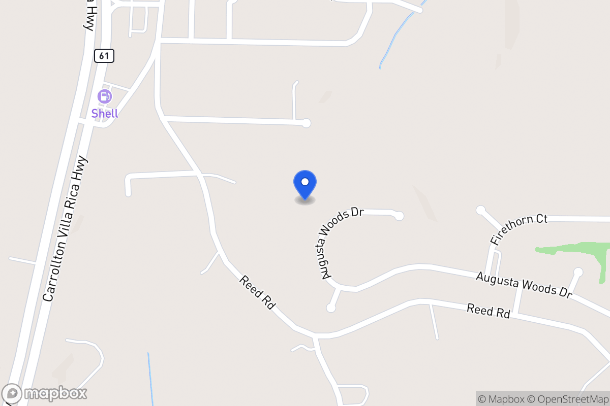 Map of Augusta Woods Dr