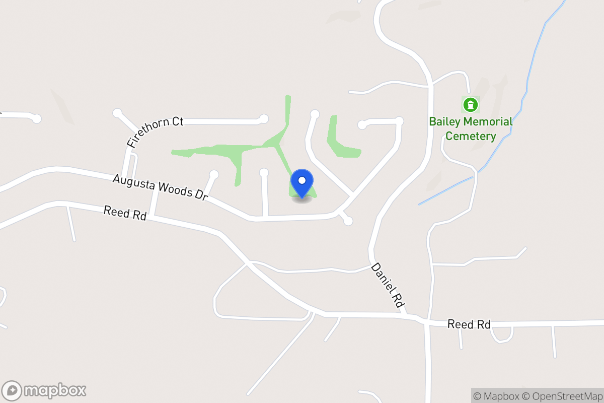 Map of 301 Augusta Woods Dr