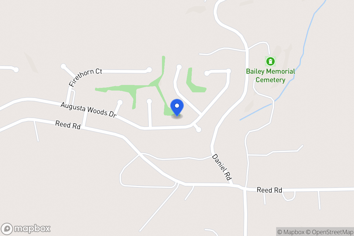 Map of 303 Augusta Woods Dr