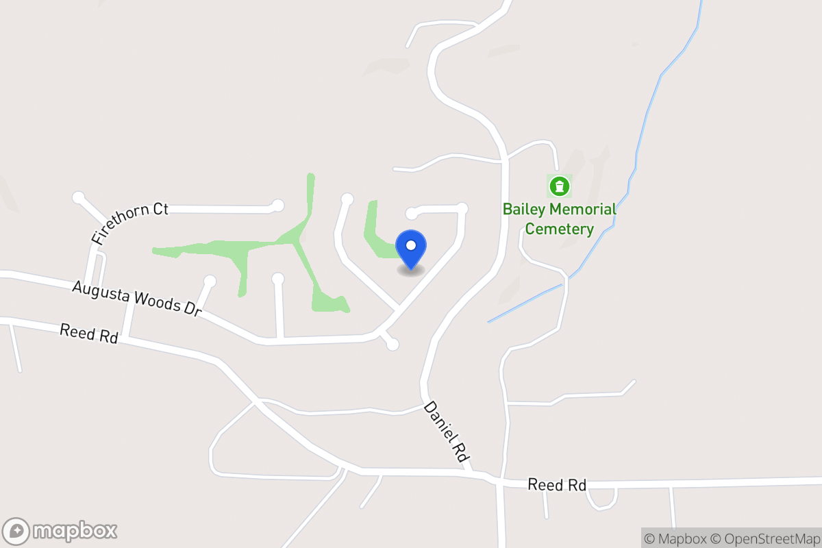 Map of 317 Augusta Woods Dr