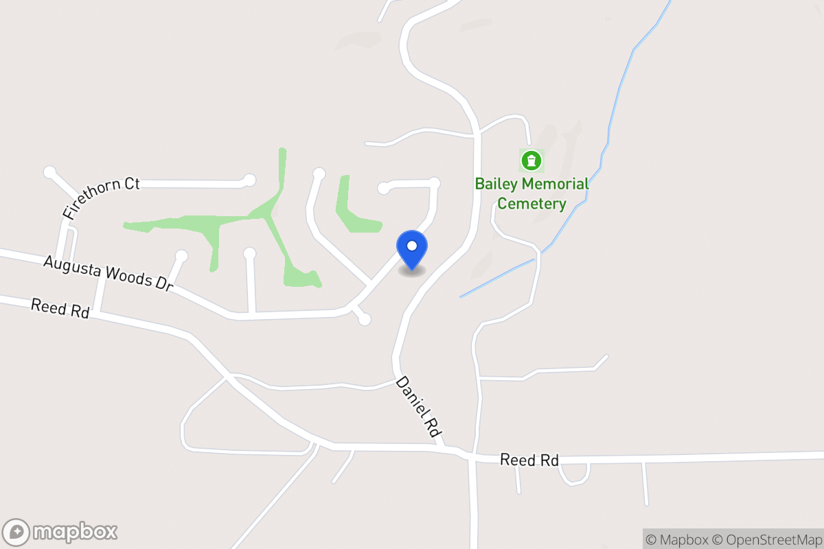 Map of 316 Augusta Woods Dr