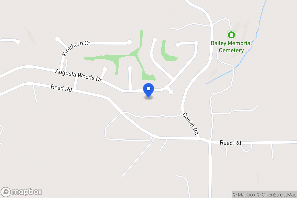 Map of 302 Augusta Woods Dr