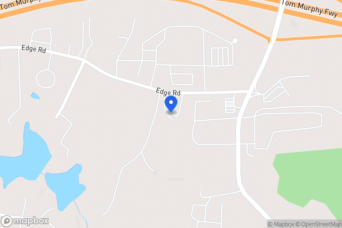 Map of 615 Edge Rd