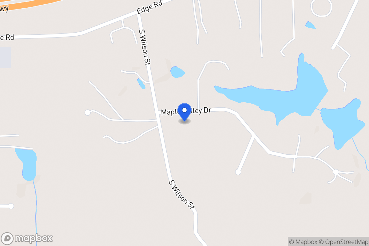 Map of 35 Maple Valley Dr