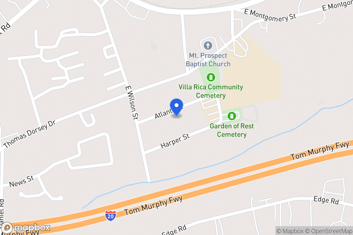 Map of 216 Atlanta St