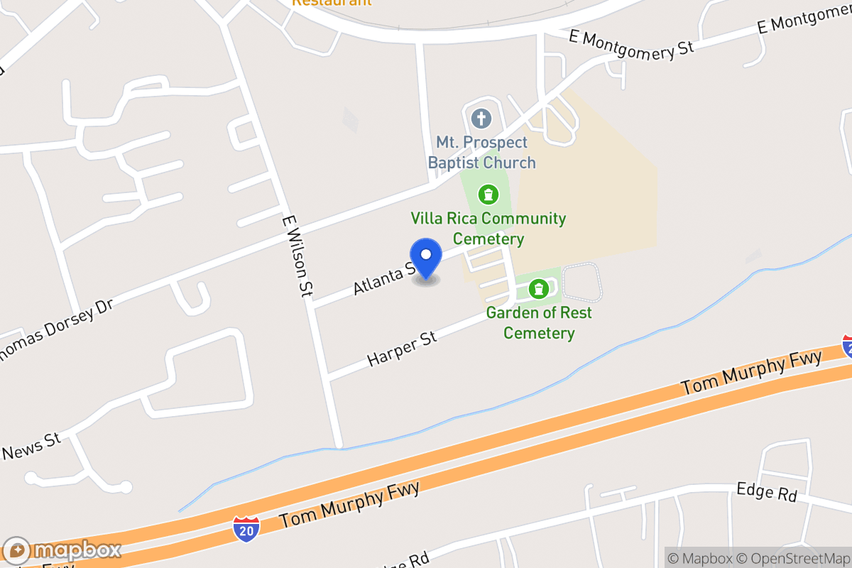 Map of Atlanta St
