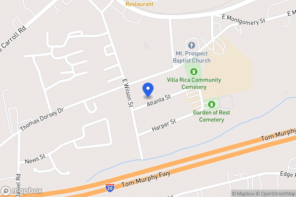 Map of 219 Atlanta St