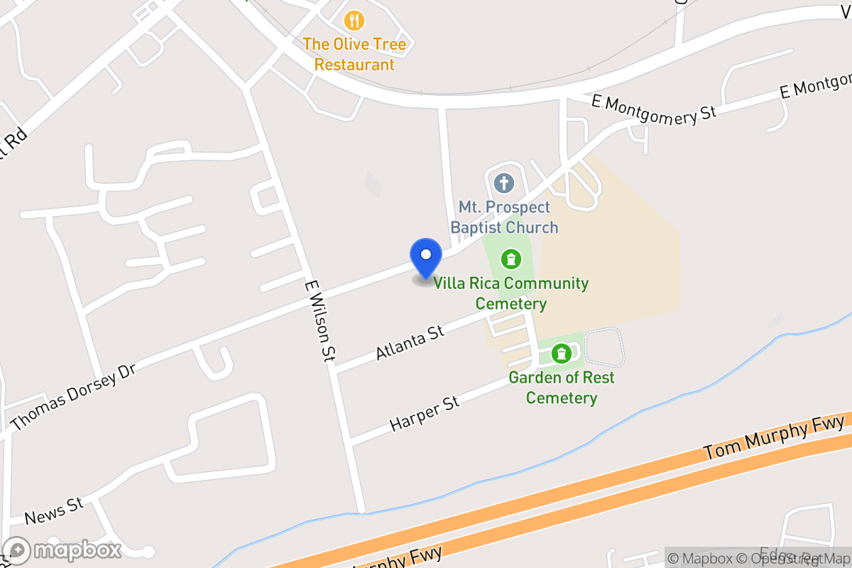 Map of 206 Thomas Dorsey Dr