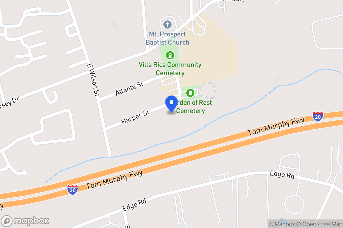 Map of 104 Harper St