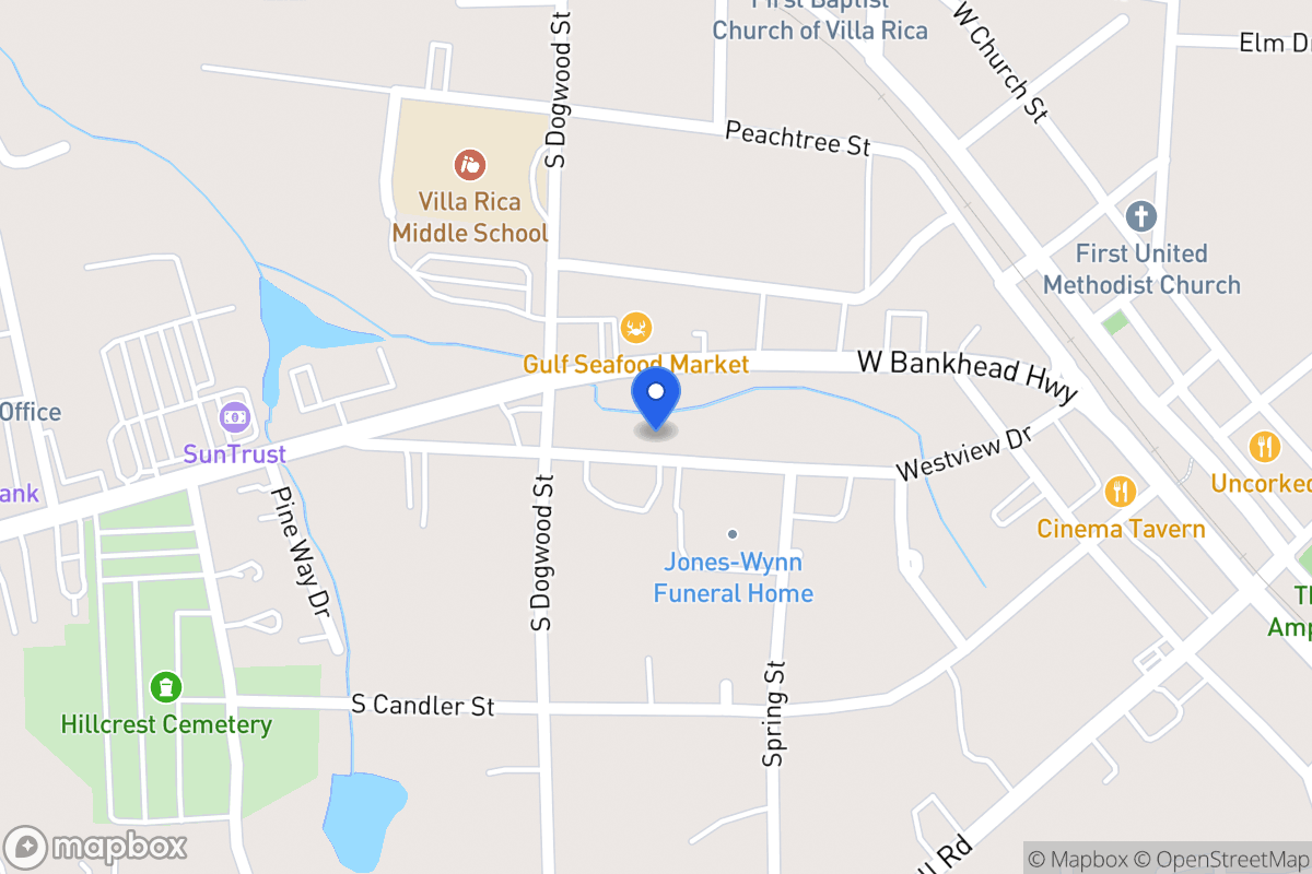 Map of 317 Westview Dr