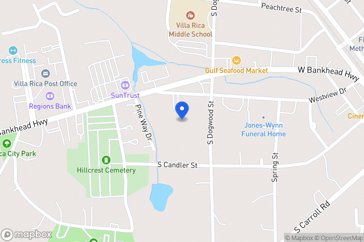 Map of 412 Westview Dr
