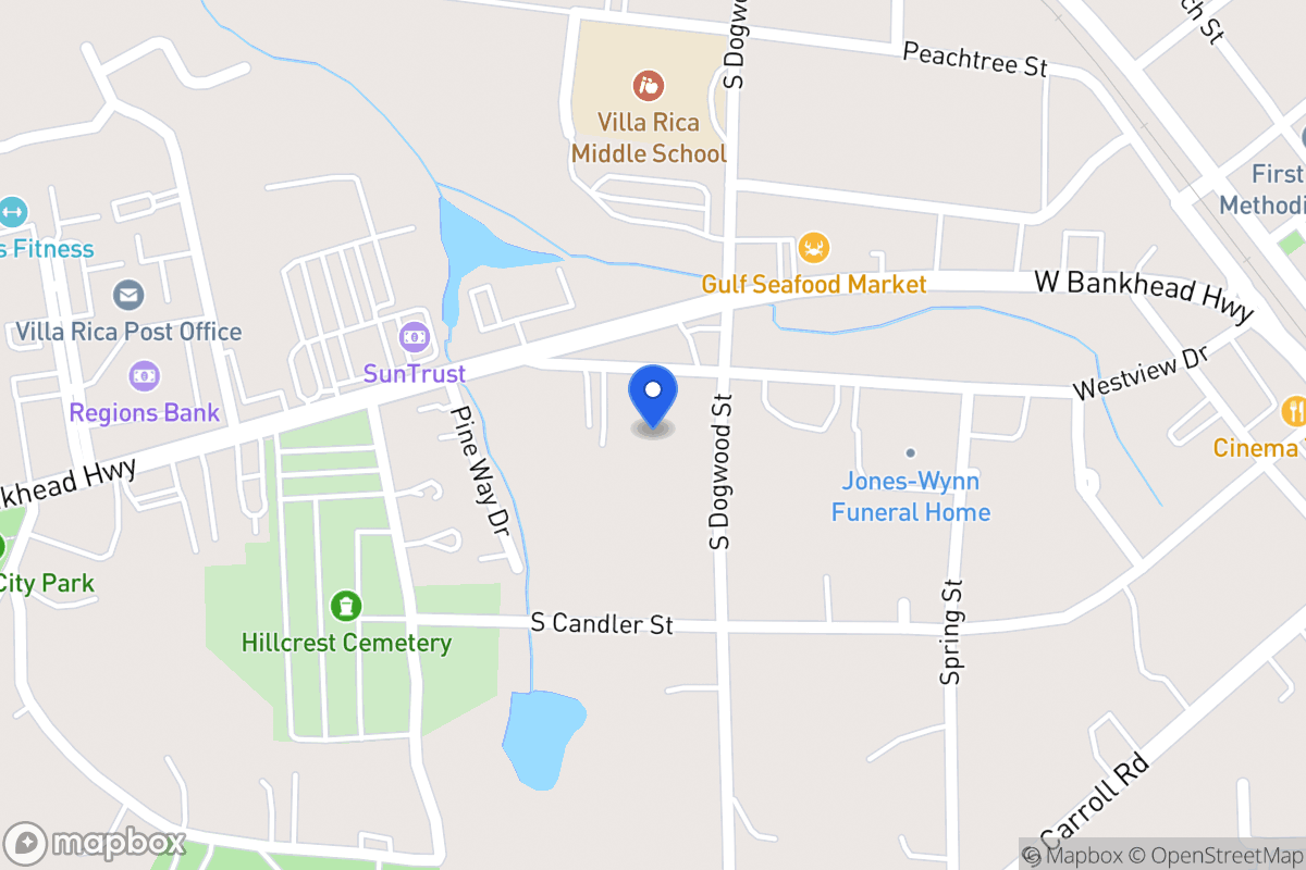 Map of 408 Westview Dr